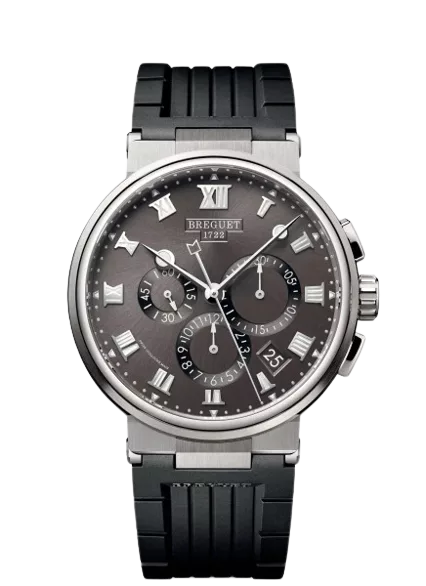 Kişi qol saatı Breguet Marine, titan, 42 mm — 5527TIG25WV