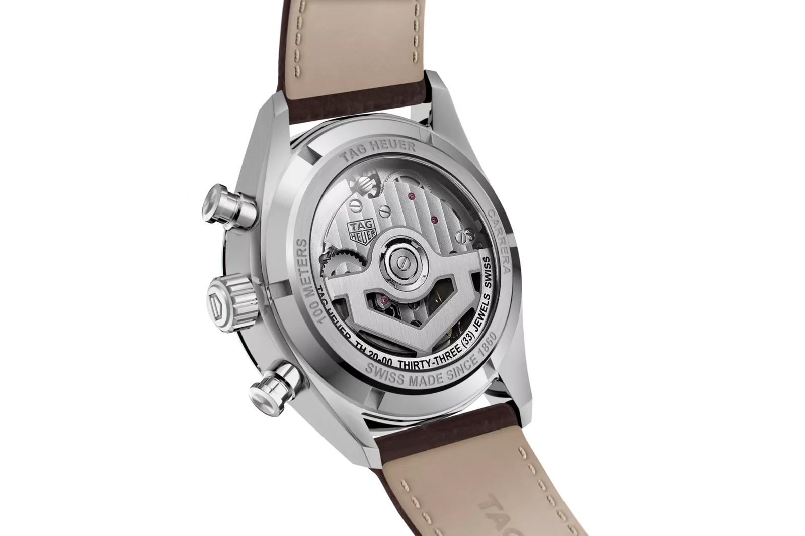 Kişi qol saatı TAG Heuer Carrera, donuq/cilalanmış polad, 42 mm — CBN2012FC6483 - Image 3