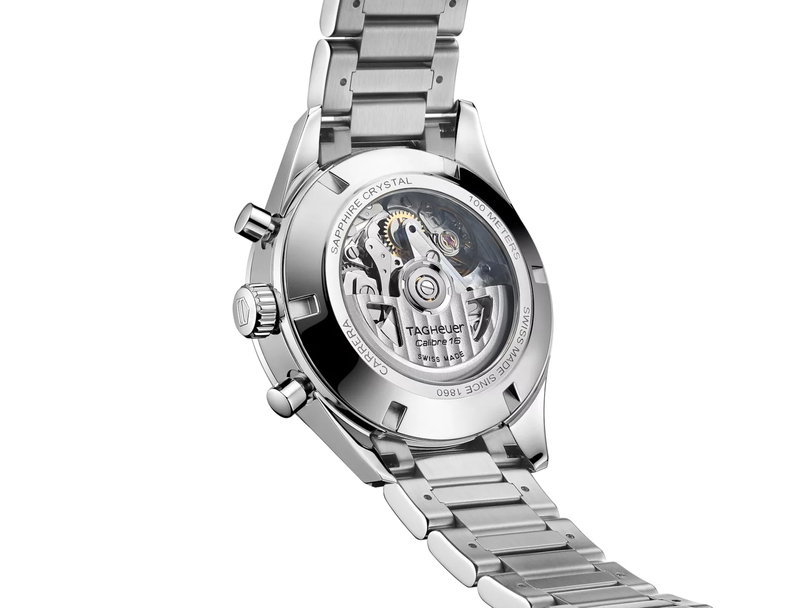 Kişi qol saatı TAG Heuer Carrera, cilalanmış polad, 41 mm — CBK2112BA0715 - Image 3