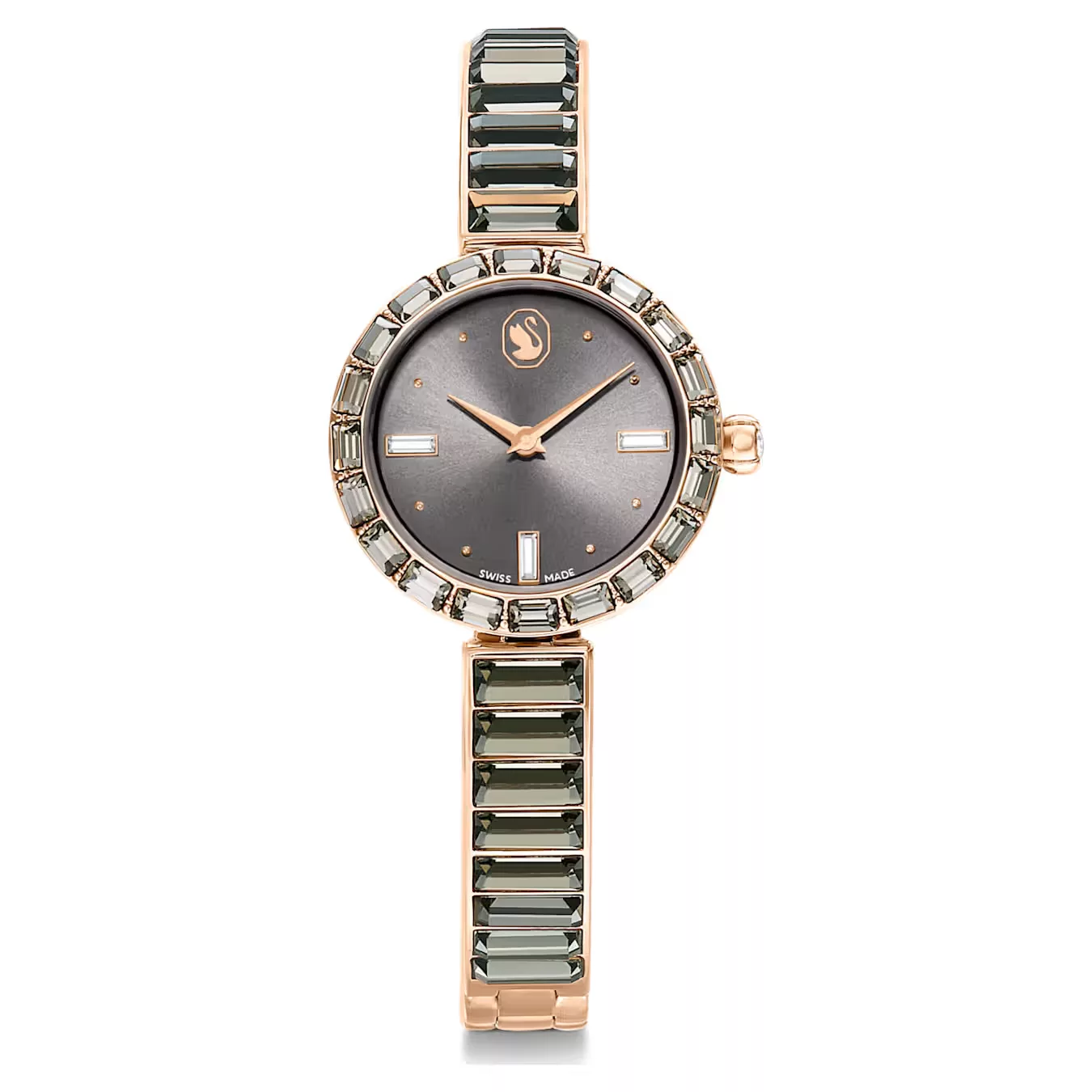 Qadın qol saatı Swarovski, paslanmayan polad, 25 mm — 5679887