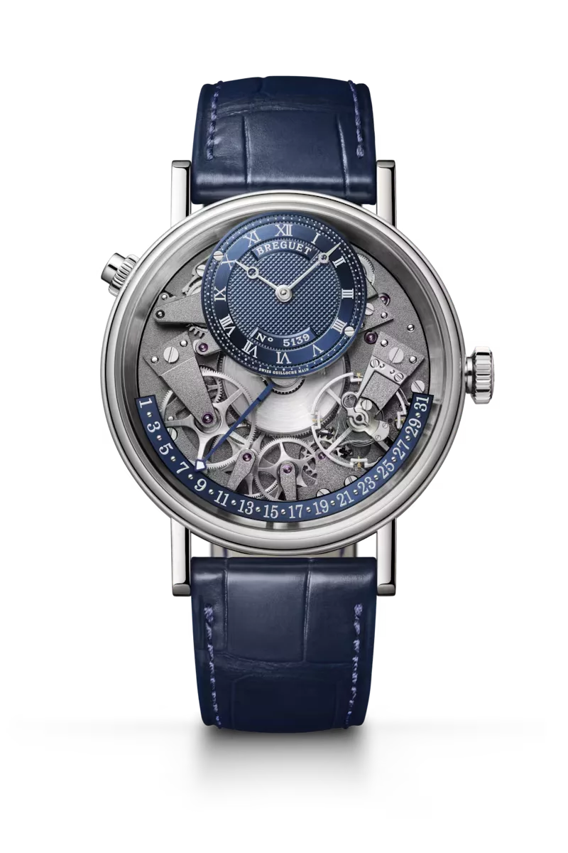 Kişi qol saatı Breguet Tradition, ağ qızıl, 40 mm — 7597BBGY9WU