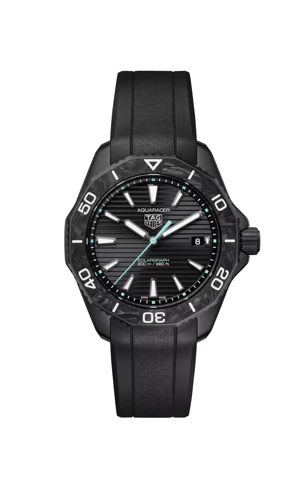 Kişi qol saatı TAG Heuer Aquaracer, dlc örtük, 40 mm — WBP1112FT6199 - Image 6