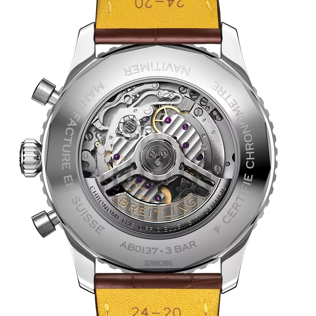 Kişi qol saatı Breitling Navitimer, paslanmayan polad, 46 mm — AB0137211C1P1 - Image 4