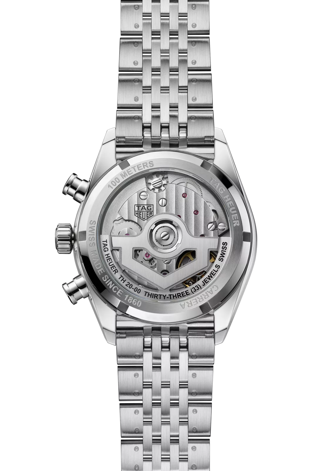 Qol saatı TAG Heuer Carrera, donuq/cilalanmış polad, 39 mm — CBS2216BA0048 - Image 2