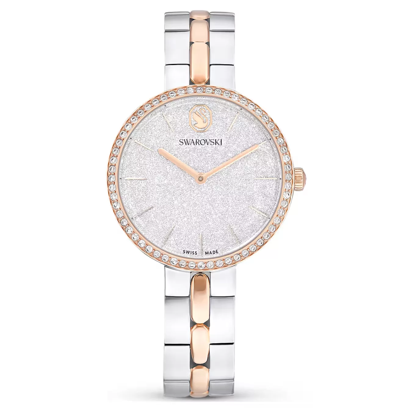 Qadın qol saatı Swarovski, paslanmayan polad, 32 mm — 5742473