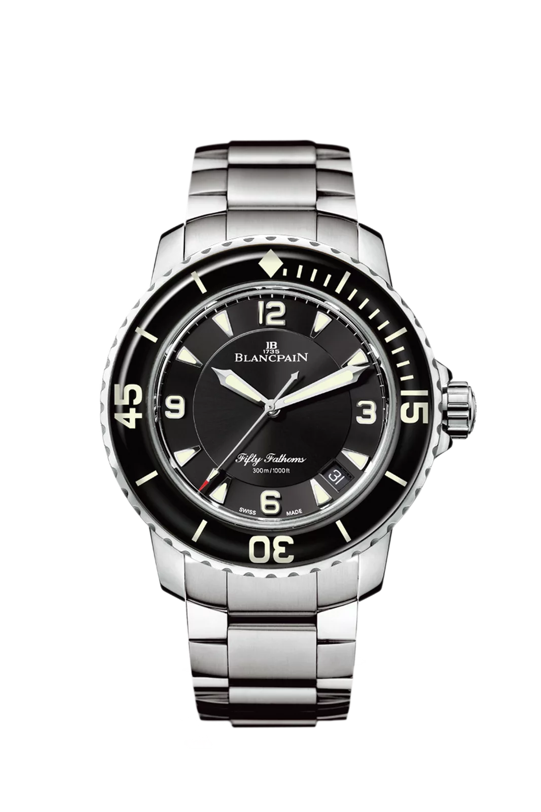 Kişi qol saatı Blancpain The fifty fathoms, polad, 45 mm — 5015113071S - Image 2