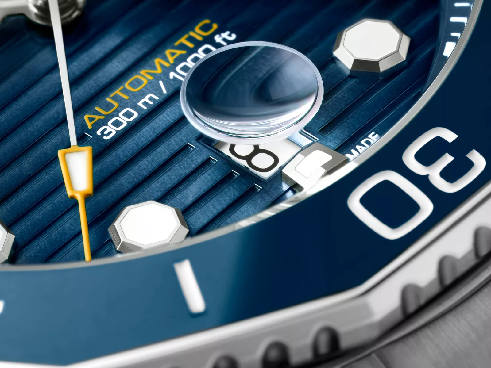 Kişi qol saatı TAG Heuer Aquaracer, donuq/cilalanmış polad, 43 mm — WBP201BBA0632 - Image 2