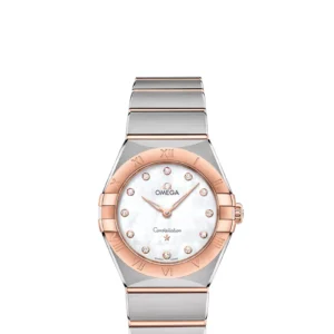 Qadın qol saatı Omega Constellation, polad ‑ sedna™ qızılı, 28 mm — 13120286055001