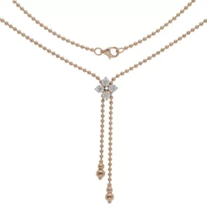 Boyunbağı Roberto Coin Love in Verona, çəhrayı qızıl, brilyant, yaqut — ADR888CL2194R