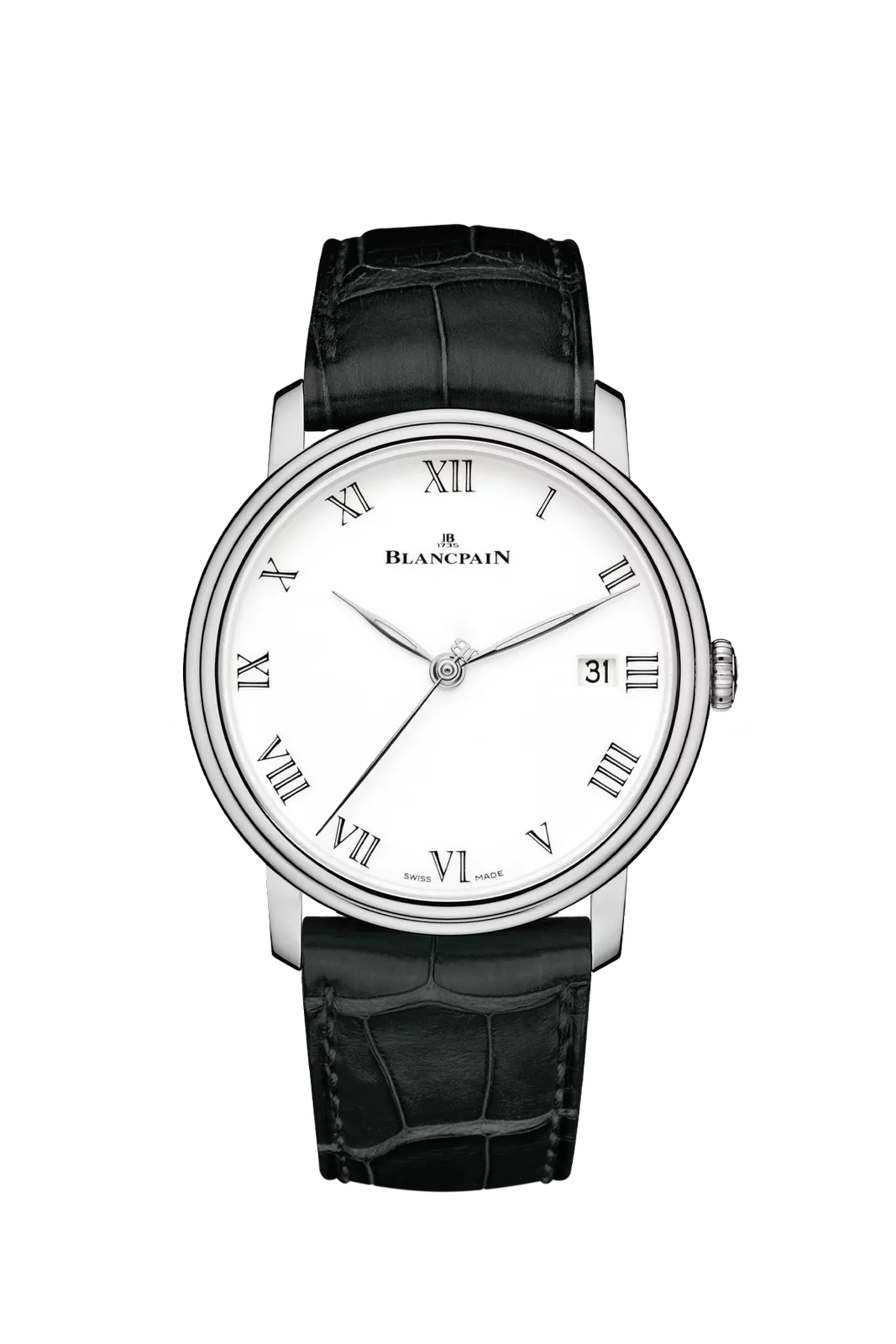 Kişi qol saatı Blancpain Villeret, ağ qızıl, 42 mm — 6630153155B