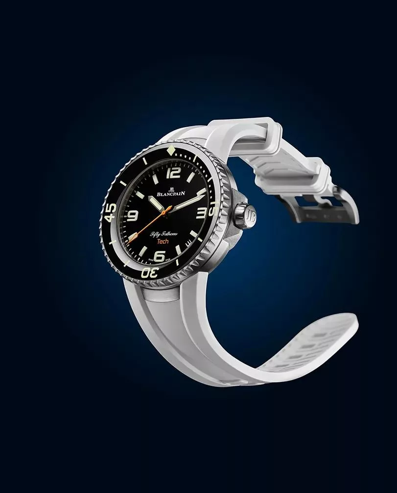 Kişi qol saatı Blancpain The fifty fathoms, titan, 45 mm — 502912B3094A - Image 6