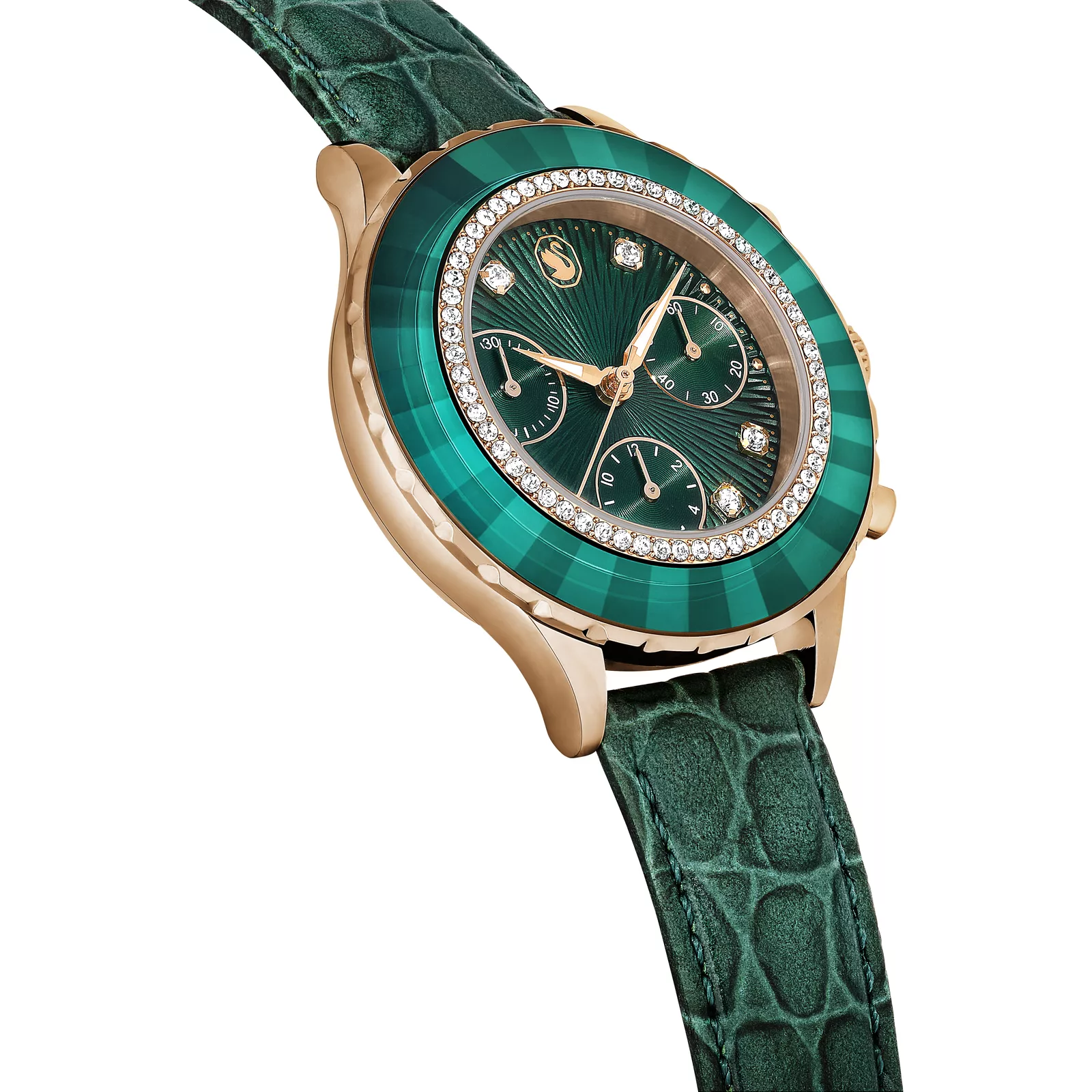 Qadın qol saatı Swarovski, paslanmayan polad, 42,6 x 37 mm — 5672931 - Image 5