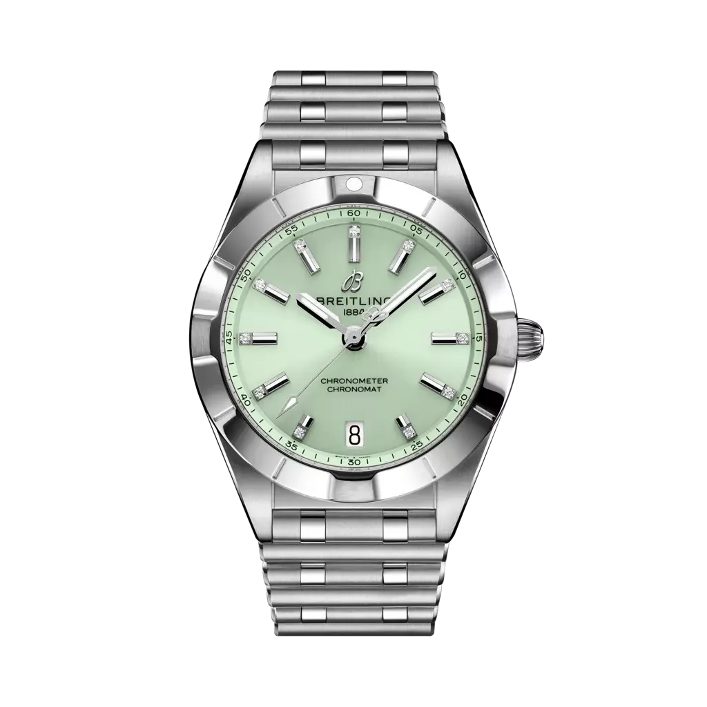 Qadın qol saatı Breitling Chronomat, paslanmayan polad, 32 mm — A77310101L1A1