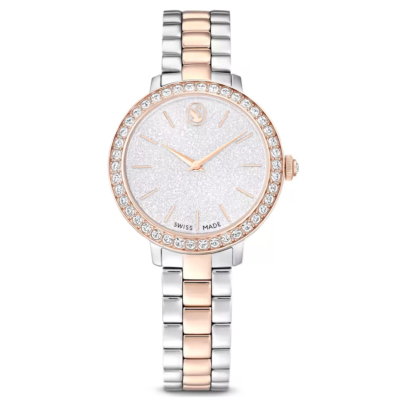 Qadın qol saatı Swarovski, paslanmayan polad, 30 mm — 5715028