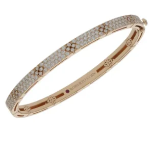 Bilərzik Roberto Coin Love in Verona, çəhrayı qızıl, brilyant, yaqut — ADR888BA2121R