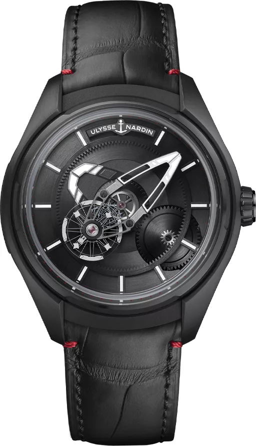 Kişi qol saatı Ulysse Nardin Freak, titan / qara pvd, 43 mm — 23032702BLACK