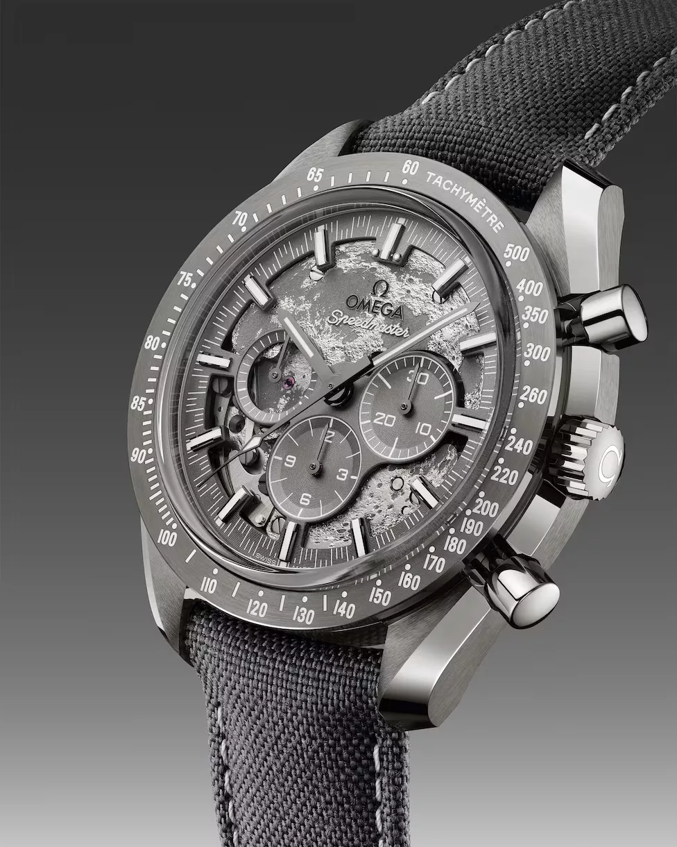 Kişi qol saatı Omega SpeedMaster, keramika, 44,25 mm — 31092445006001 - Image 4