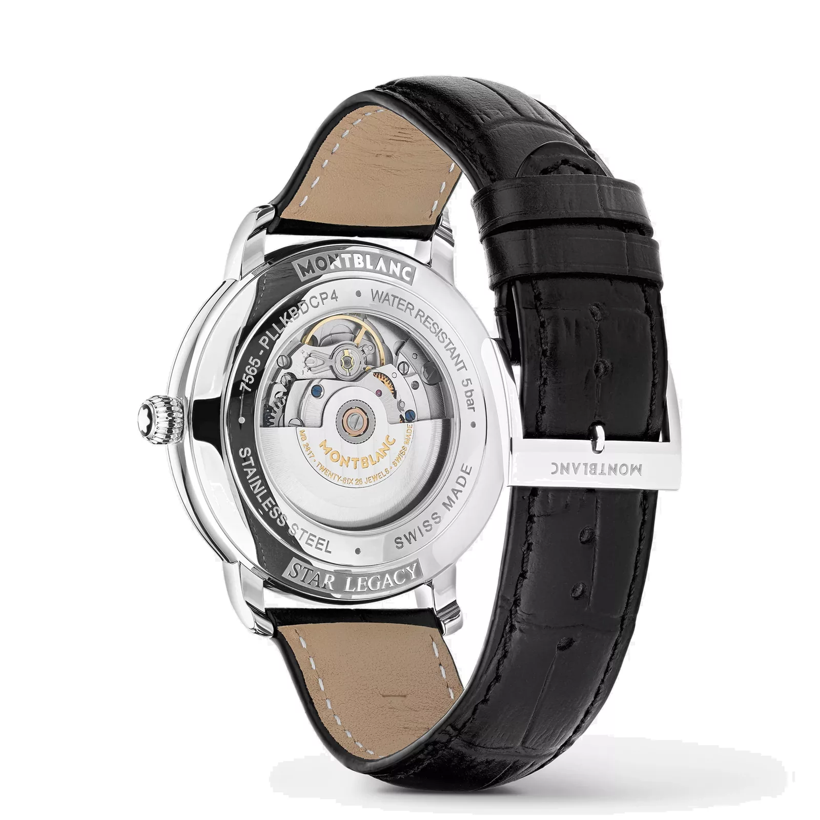 Kişi qol saatı Montblanc Star Legacy, paslanmayan polad, 42 mm — 128681 - Image 6